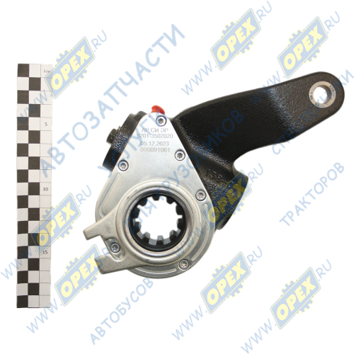 9201-3502020 Рычаг тормозной КамАЗ-6520 с АБС (трещетка) (авт.) левый; (ф38 мм; шлицы-10) под ABS; ЛЕВЫЙ ГК Ростар1